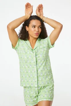 Women Roller Rabbit Pajamas | Bunny uck Poo Pajaa