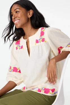 Women Roller Rabbit Tops | Coun Ebroidery ichi Top