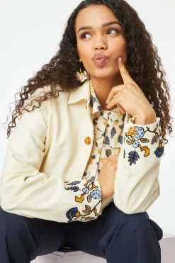 Women Roller Rabbit Knits & Jackets | Davina Ebroidery Adara Jacket