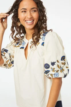 Women Roller Rabbit Tops | Davina Ebroidery ichi Top