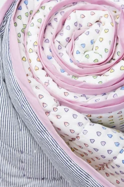 Baby Roller Rabbit Accessories | Disco Hearts Baby Quilt