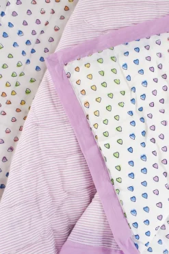 Baby Roller Rabbit Accessories | Disco Hearts Baby Quilt