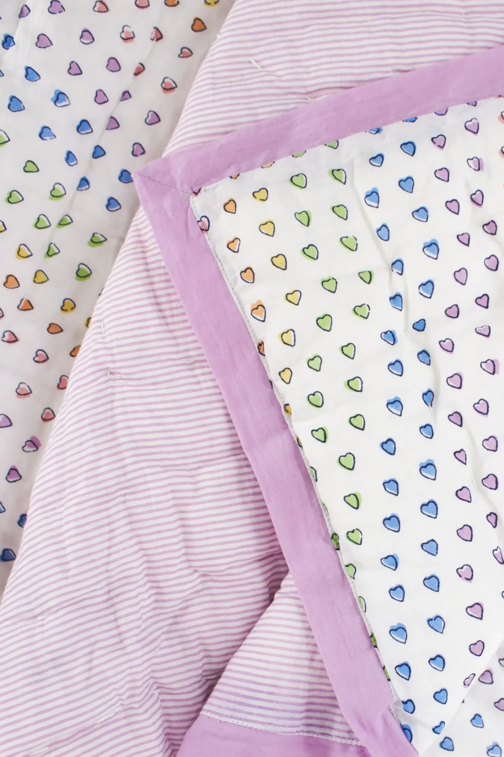 Baby Roller Rabbit Accessories | Disco Hearts Baby Quilt
