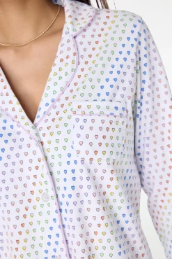 Women Roller Rabbit Pajamas | Dico Heart ong eeve Poo Pajaa