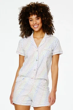 Women Roller Rabbit Pajamas | Dico Heart Poo Pajaa
