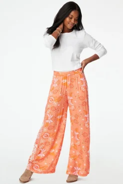 Women Roller Rabbit Bottoms | Eoie Border Kayee Pant