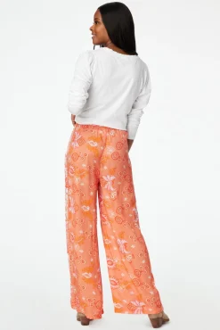 Women Roller Rabbit Bottoms | Eoie Border Kayee Pant