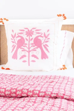 Roller Rabbit Decorative Pillows | Embroidered Animal Euro