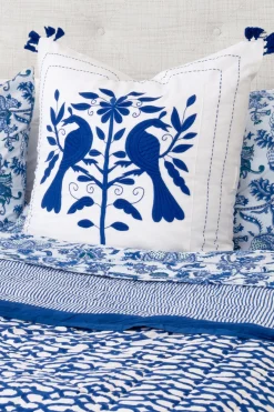 Roller Rabbit Decorative Pillows | Embroidered Animal Euro