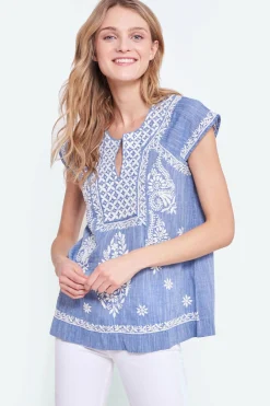 Women Roller Rabbit Tops | Faith Top