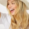 Roller Rabbit Hats & Hair Accessories | Fringed Panama Continental Hat