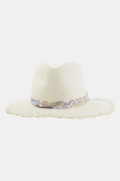 Roller Rabbit Hats & Hair Accessories | Fringed Panama Continental Hat