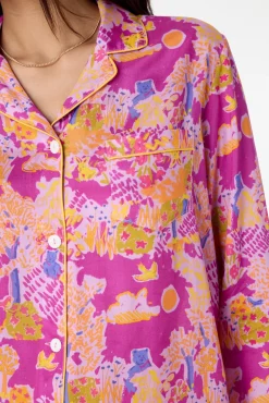 Women Roller Rabbit Pajamas | Genevieve cenic eia ounge et
