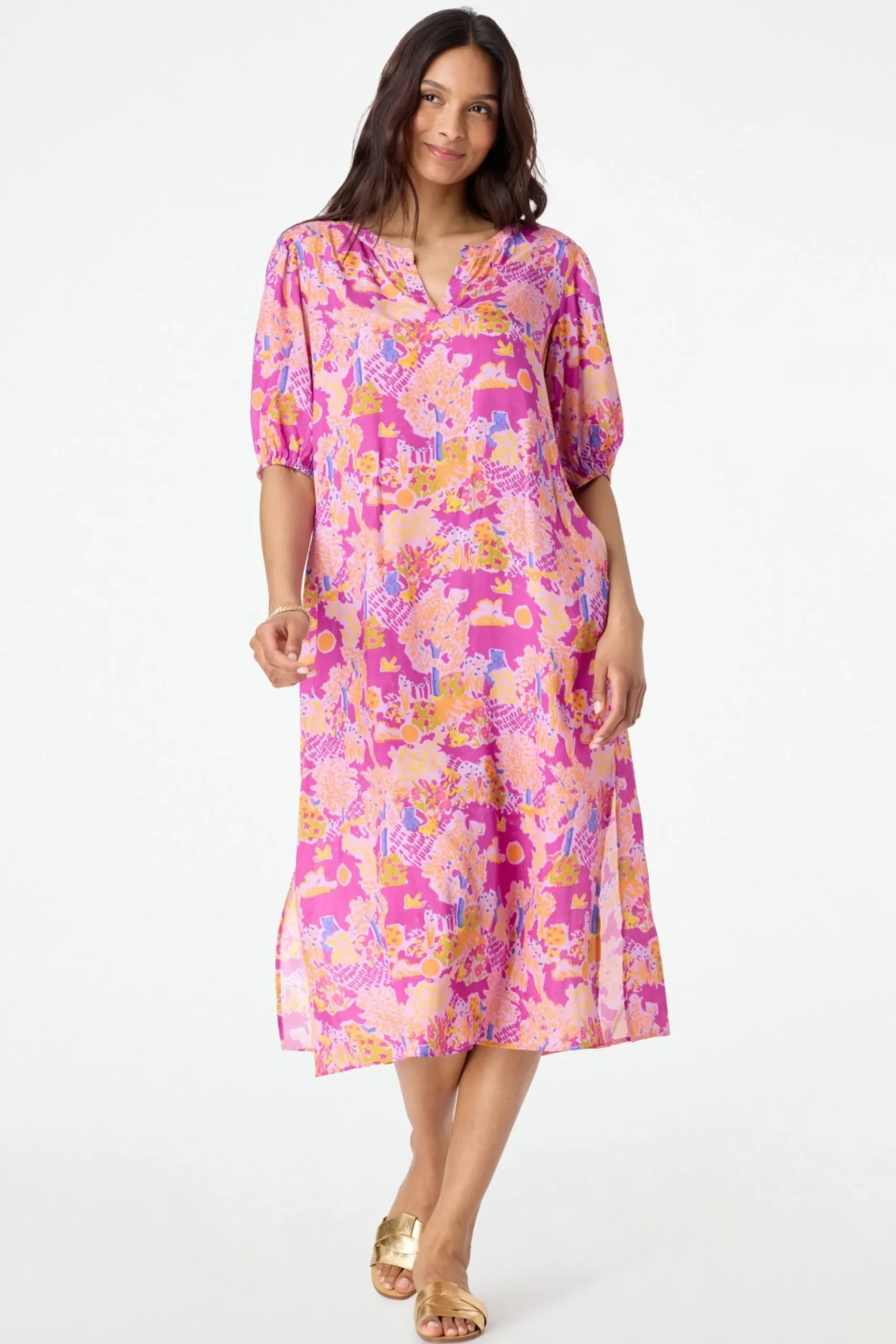 Women Roller Rabbit Dresses | Genevieve cenic uca Caftan