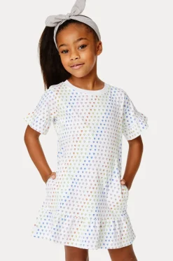 Kids Roller Rabbit Dresses | Girls Disco Hearts Esme Dress