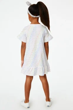 Kids Roller Rabbit Dresses | Girls Disco Hearts Esme Dress