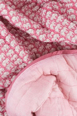 Roller Rabbit Quilts & Duvets | Hathi Baby Quilt