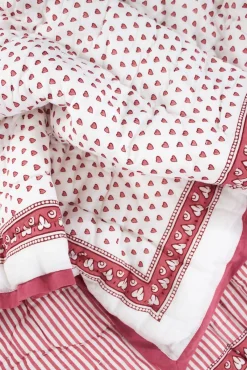 Baby Roller Rabbit Accessories | Hearts Baby Quilt