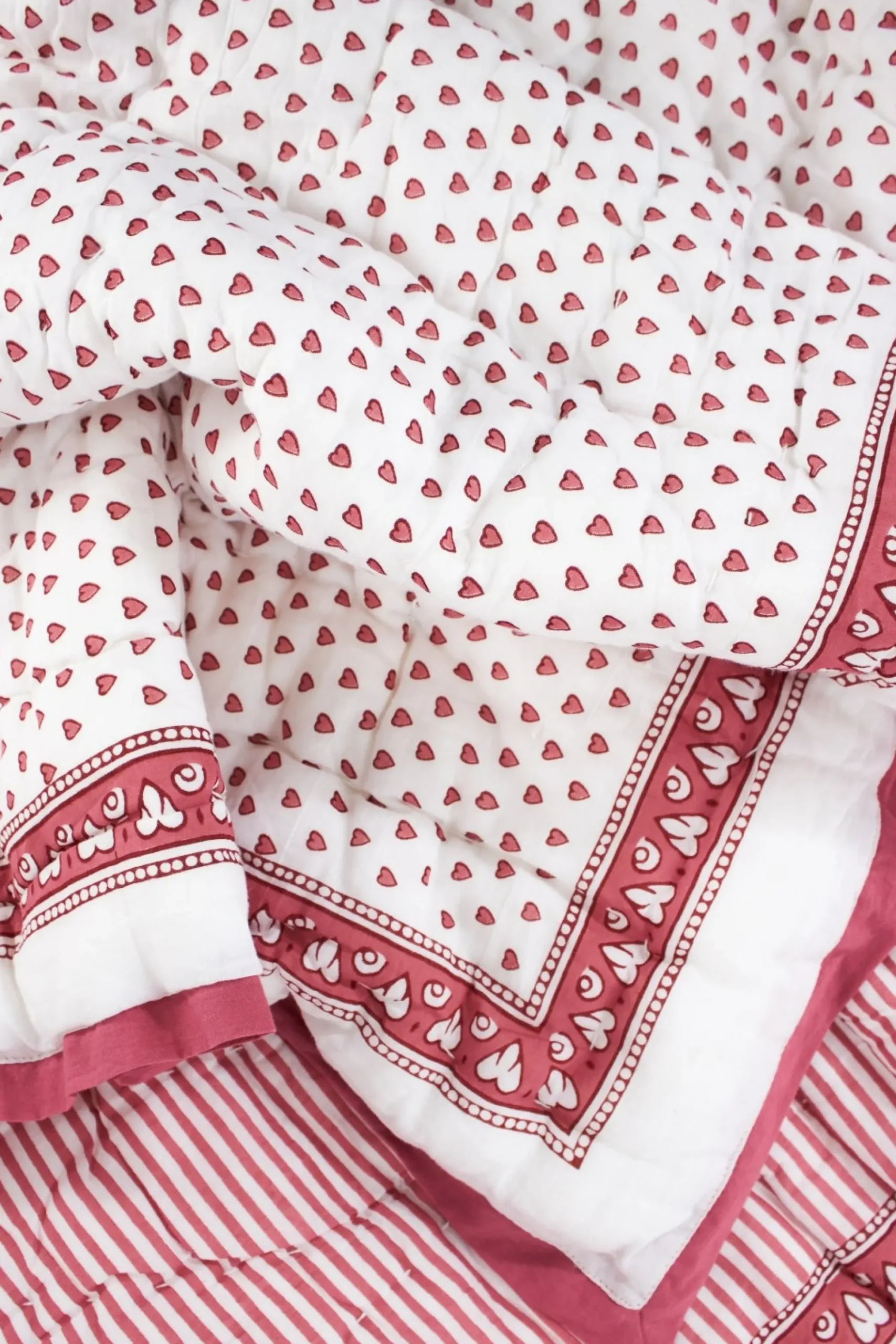 Roller Rabbit Quilts & Duvets | Hearts Baby Quilt