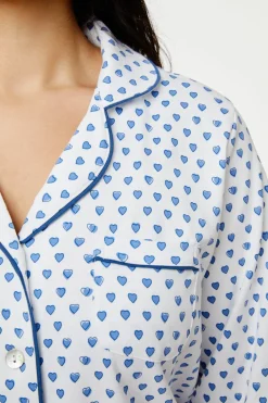 Women Roller Rabbit Pajamas | Heart ong eeve Poo Pajaa