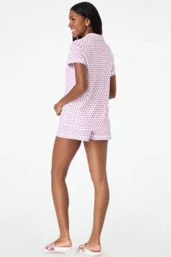 Women Roller Rabbit Pajamas | Heart Poo Pajaa