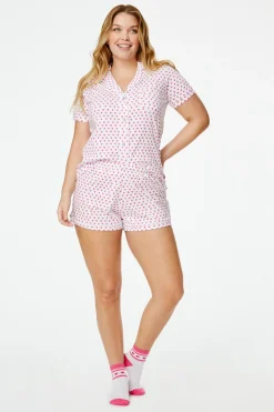 Women Roller Rabbit Pajamas | Heart Poo Pajaa