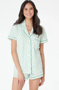 Women Roller Rabbit Pajamas | Heart Poo Pajaa