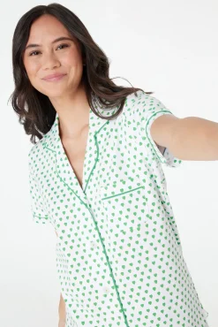 Women Roller Rabbit Pajamas | Heart Poo Pajaa