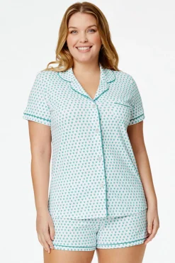 Women Roller Rabbit Pajamas | Heart Poo Pajaa