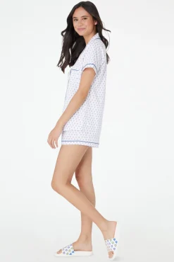 Women Roller Rabbit Pajamas | Heart Poo Pajaa