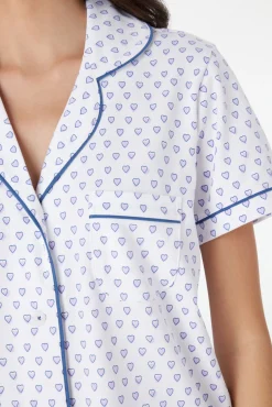 Women Roller Rabbit Pajamas | Heart Poo Pajaa