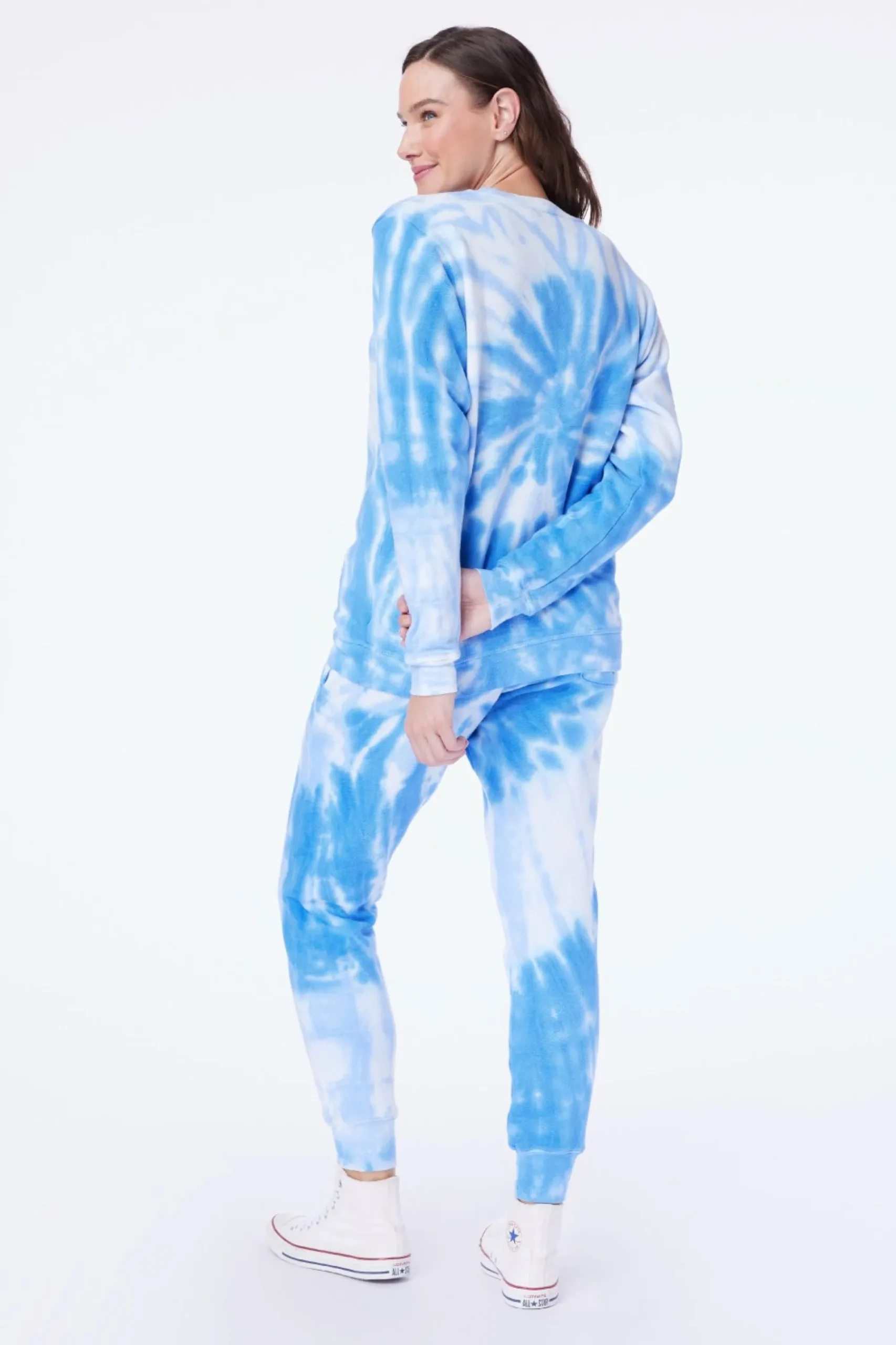 Women Roller Rabbit Casuals | Heart Tie Dye Crewneck