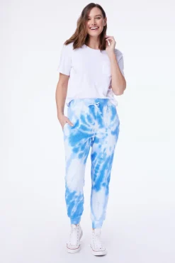 Women Roller Rabbit Bottoms | Heart Tie Dye weatpant
