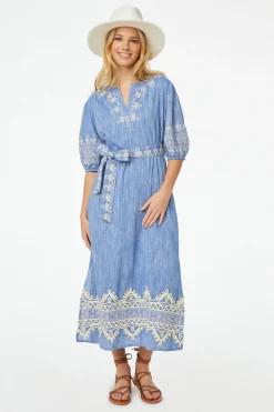 Women Roller Rabbit Dresses | Indera uca Caftan