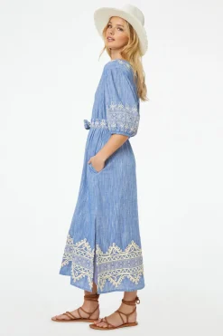 Women Roller Rabbit Dresses | Indera uca Caftan