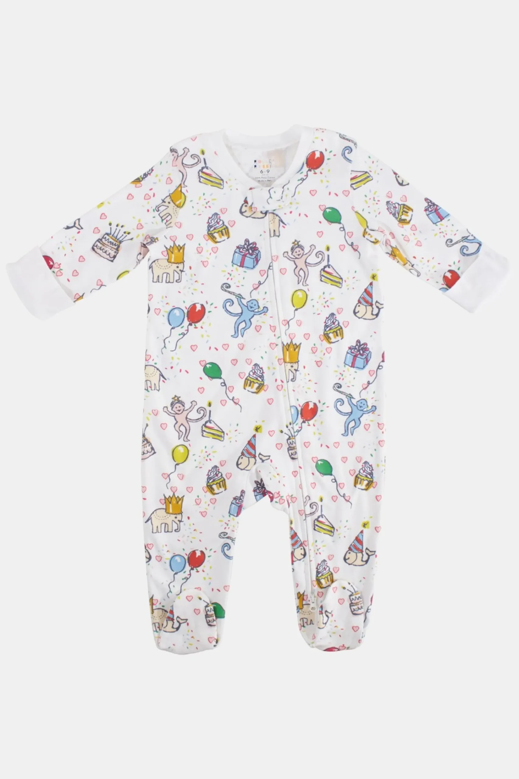Baby Roller Rabbit Pajamas | Infant Birthday Bonanza Zipper Footie