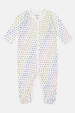 Baby Roller Rabbit Pajamas | Infant Disco Hearts Footie Pajamas