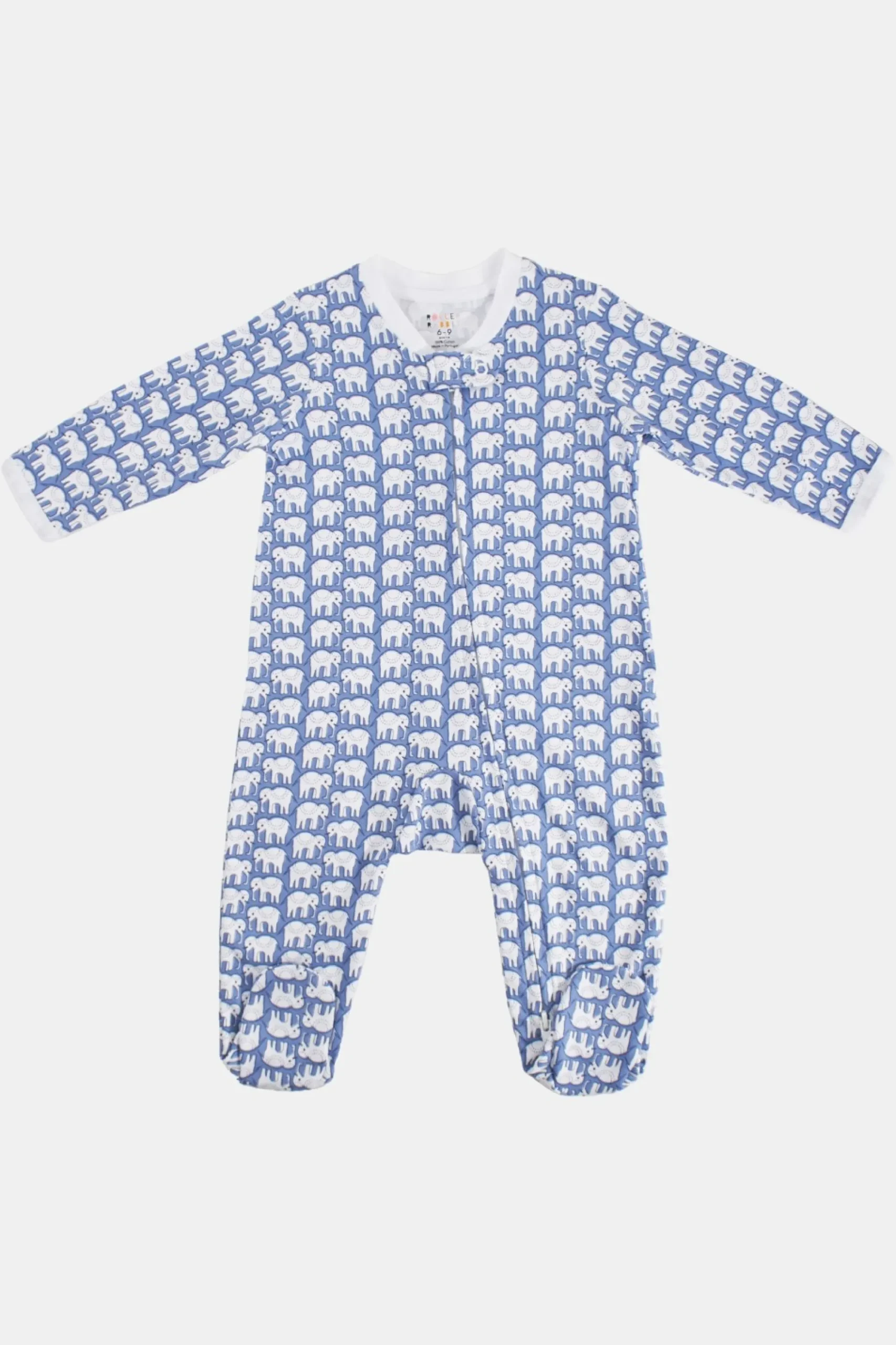 Baby Roller Rabbit Pajamas | Infant Hathi Zipper Footie