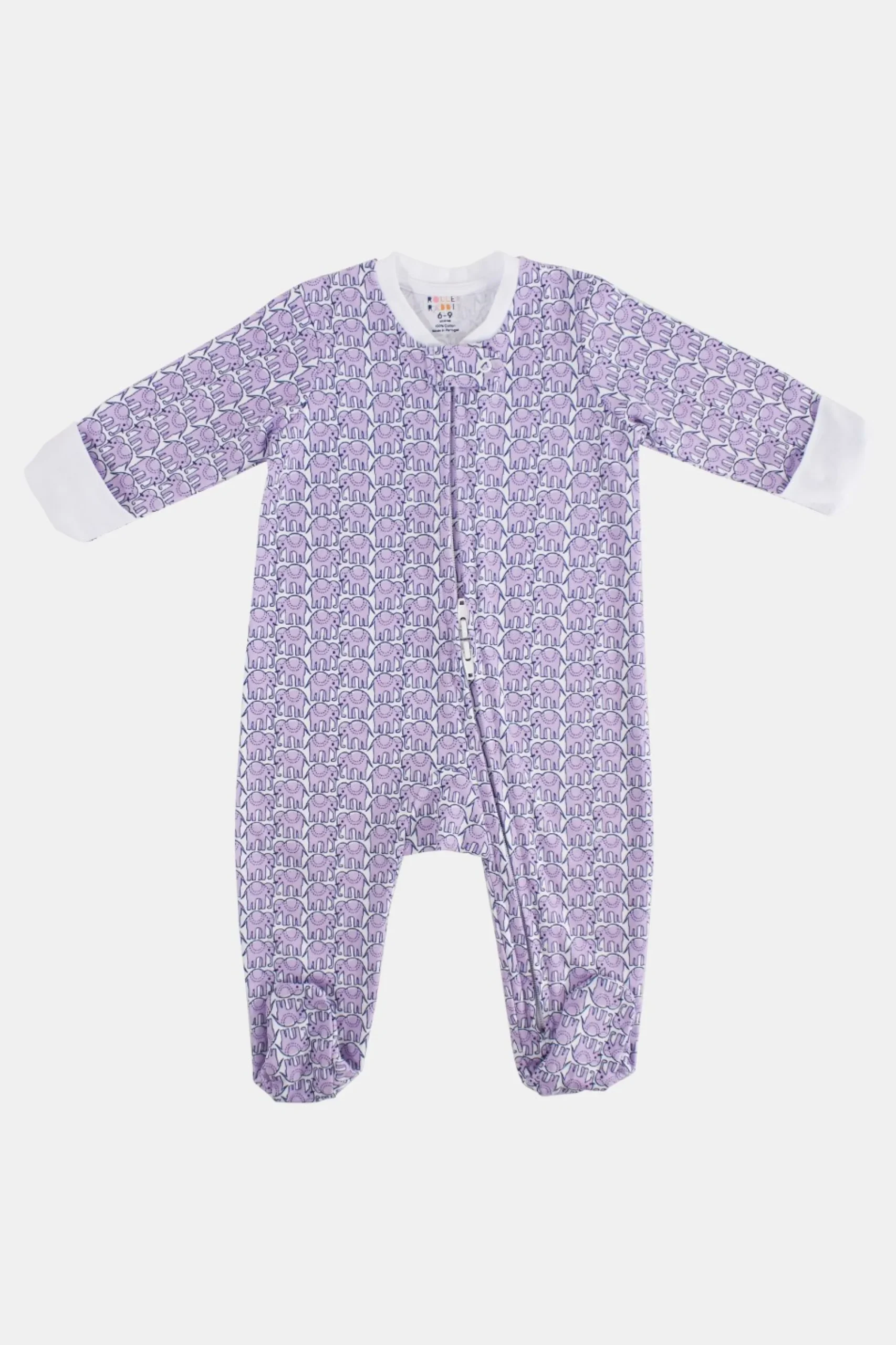 Baby Roller Rabbit Pajamas | Infant Hathi Zipper Footie