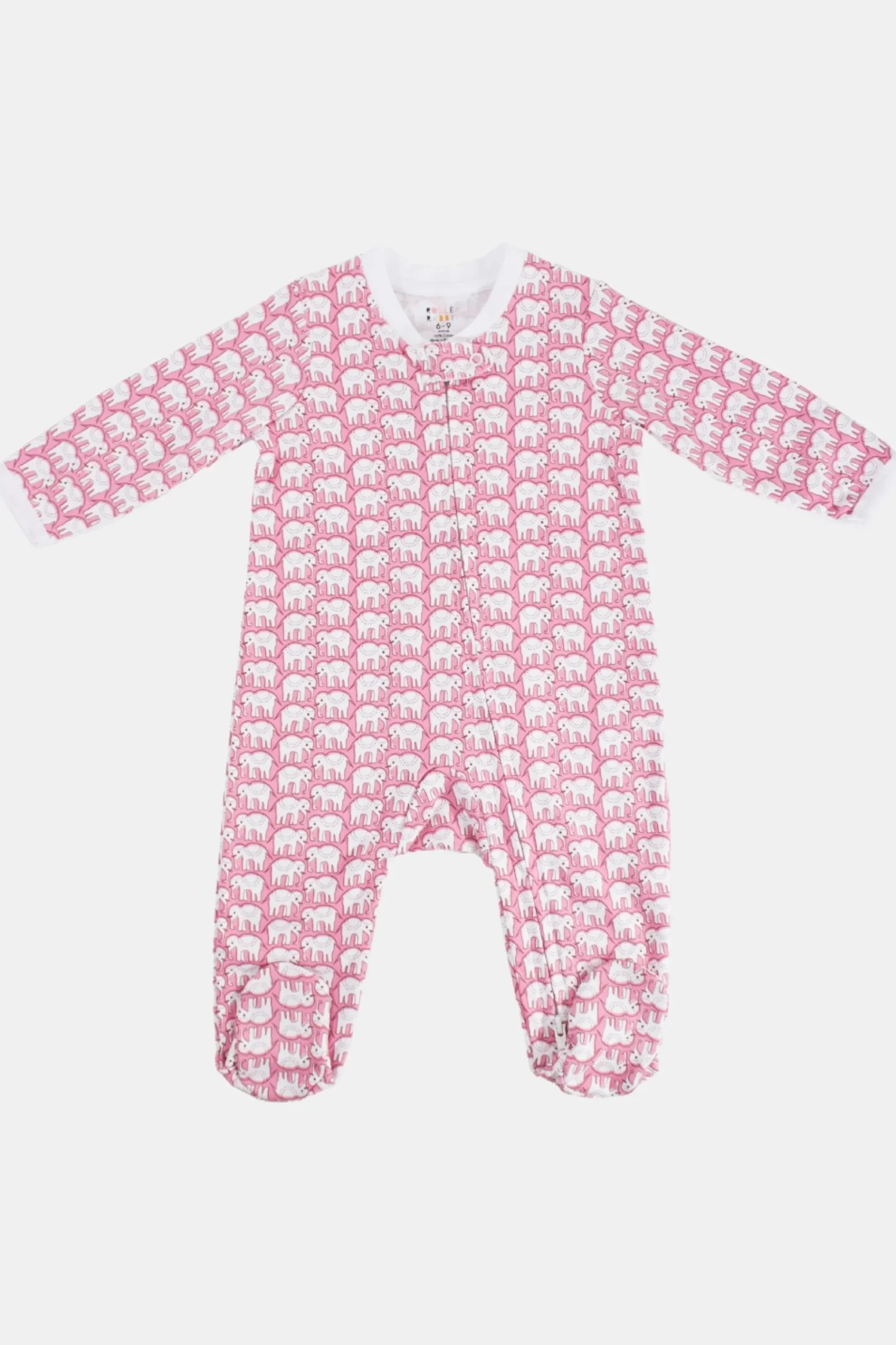 Baby Roller Rabbit Pajamas | Infant Hathi Zipper Footie