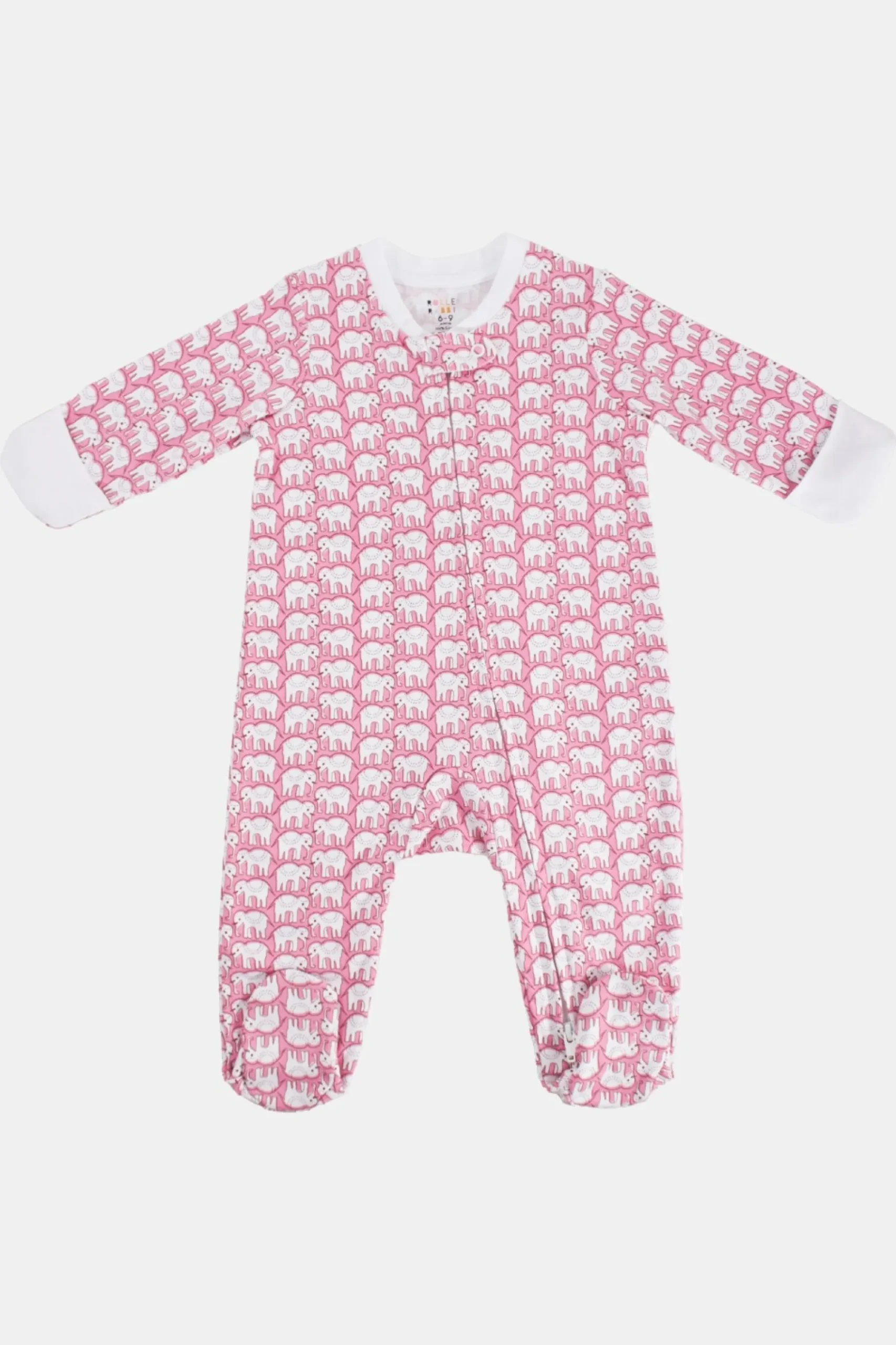 Baby Roller Rabbit Pajamas | Infant Hathi Zipper Footie