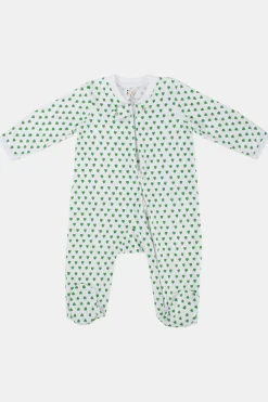 Baby Roller Rabbit Pajamas | Infant Hearts Zipper Footie