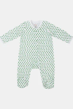 Baby Roller Rabbit Pajamas | Infant Hearts Zipper Footie