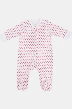 Baby Roller Rabbit Pajamas | Infant Hearts Zipper Footie