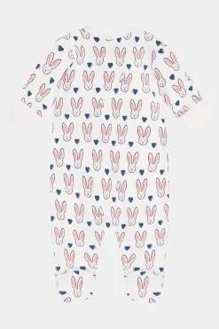 Baby Roller Rabbit Pajamas | Infant Love Bunnies Zipper Footie Pajamas Pajamas
