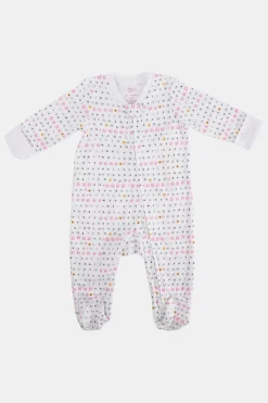 Baby Roller Rabbit Pajamas | Infant Love & Letters Zipper Footie