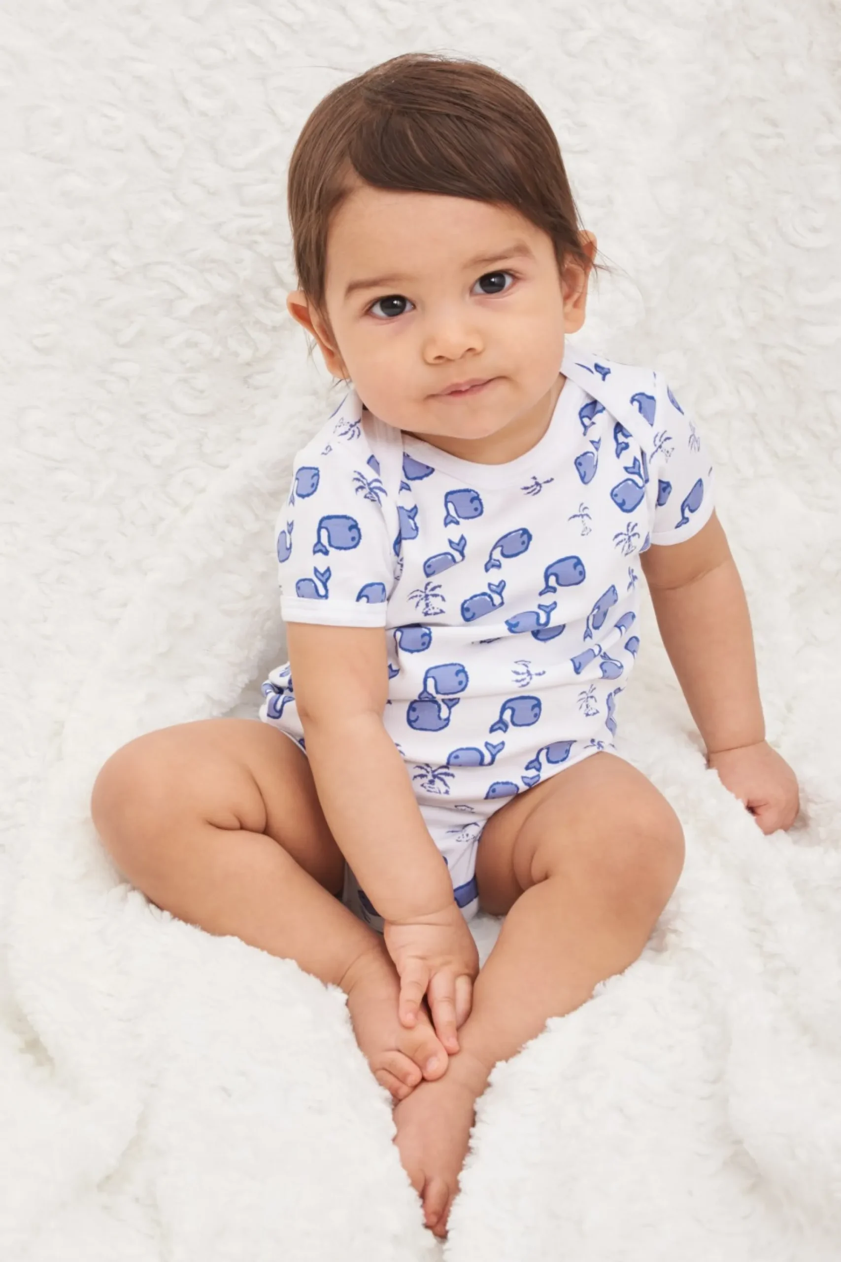 Baby Roller Rabbit Pajamas | Infant Moby Short Sleeve Onesie