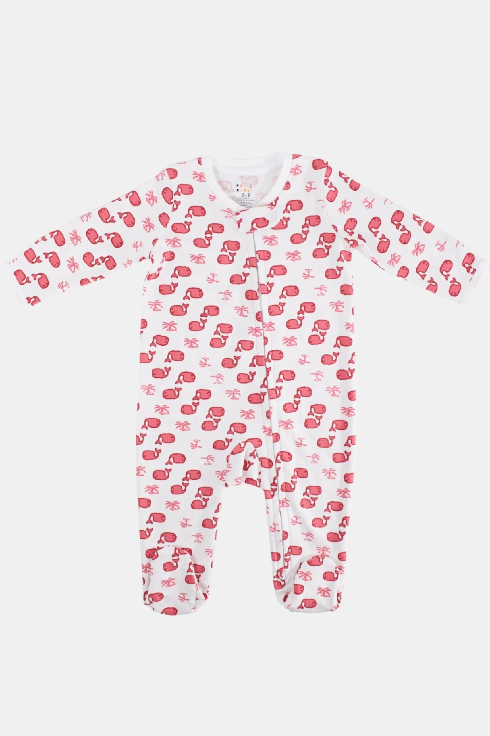 Baby Roller Rabbit Pajamas | Infant Moby Zipper Footie