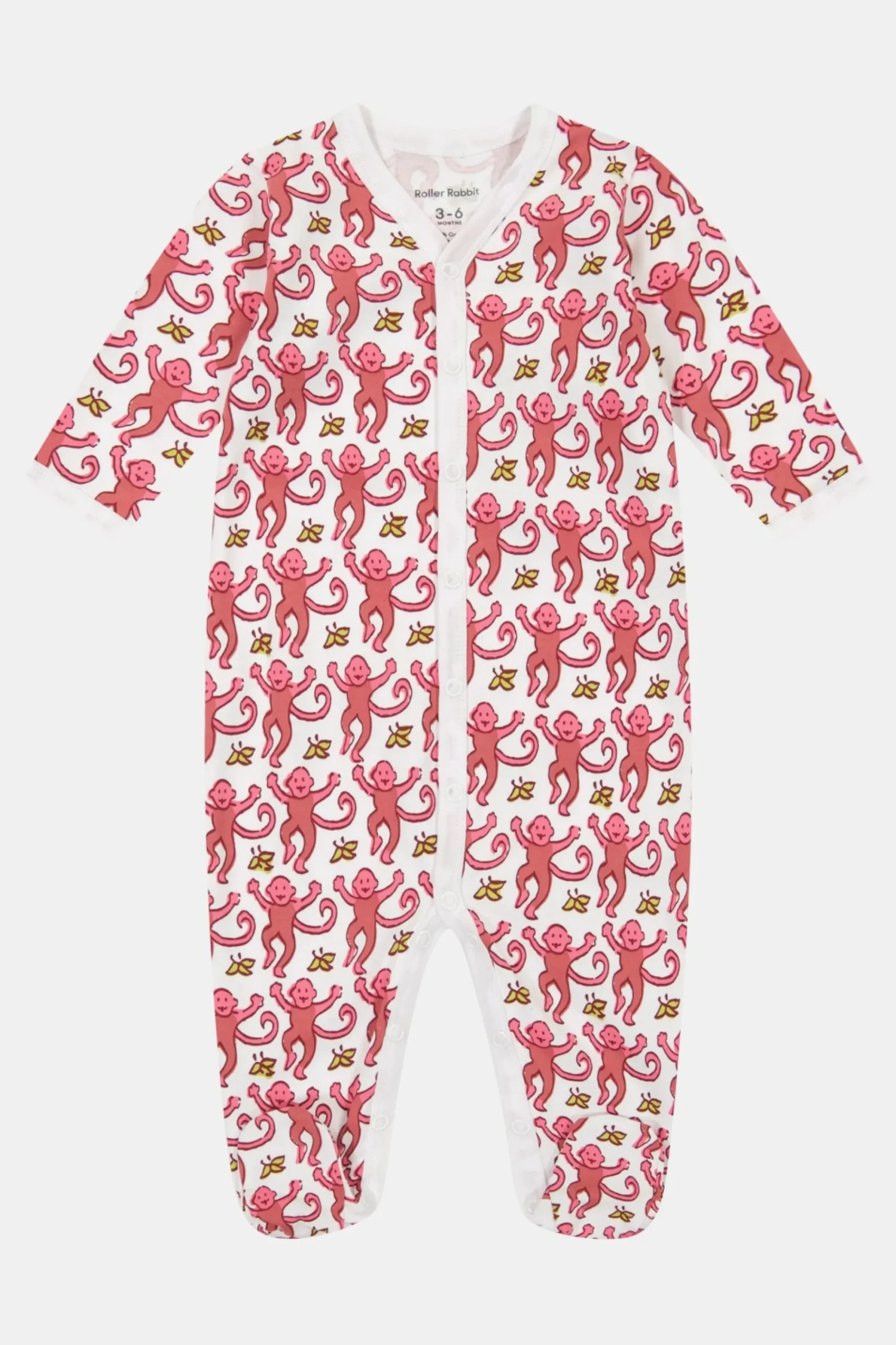 Baby Roller Rabbit Pajamas | Infant Monkey Footie Pajamas
