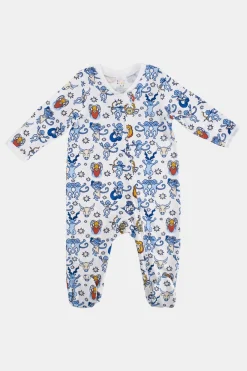 Baby Roller Rabbit Pajamas | Infant Monkey Horoscope Zipper Footie